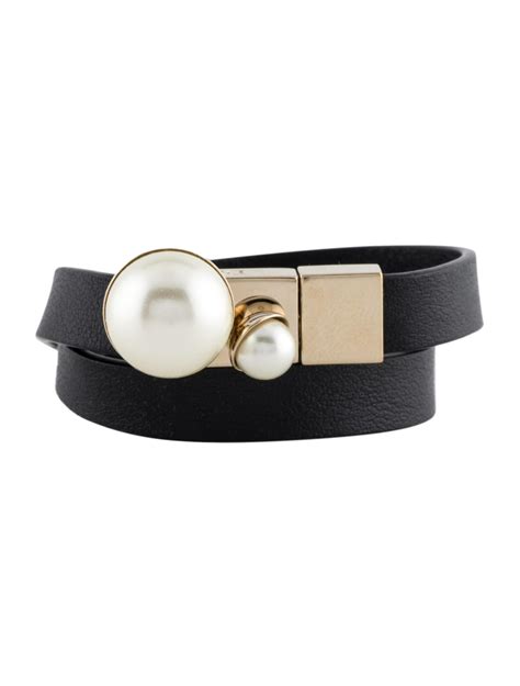 mise en dior bracelet|Mise en Dior Faux Pearl Wrap Bracelet .